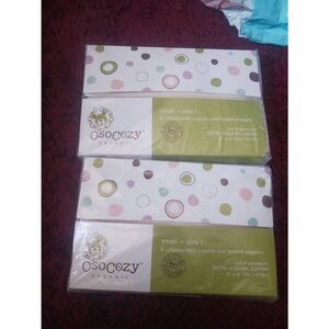 Cloth diaper osocozy new in package 2 packages small size 1 organic